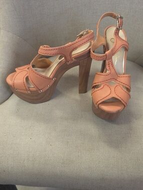 Jessica Simpson Coral Platform T-Strap Heels